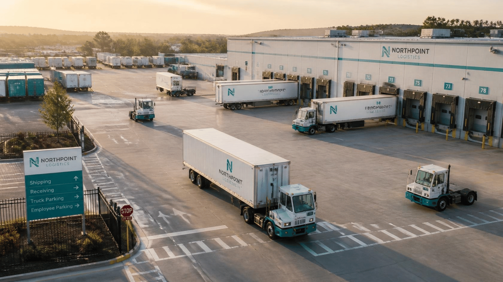 Warehouse gates, docks, and yard operations